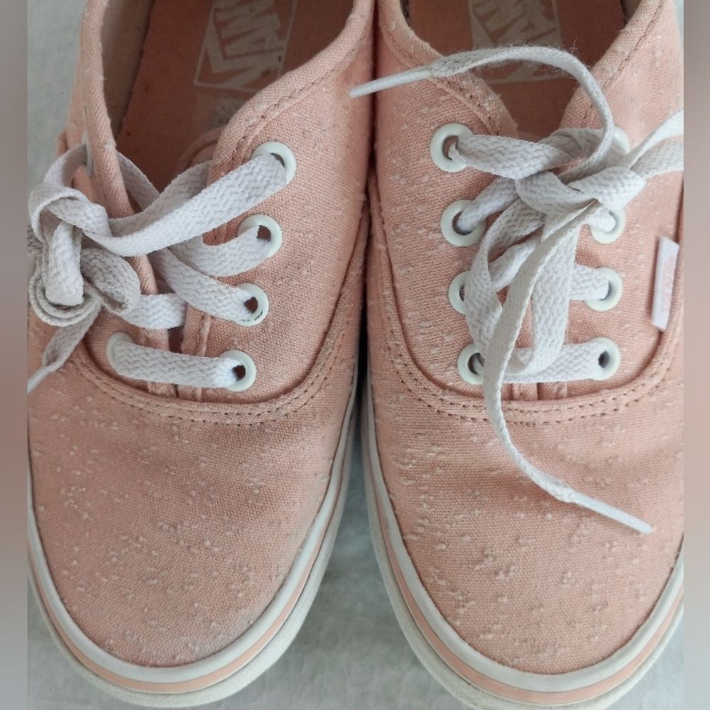 Vans Pink Sneakers Size 6.5 - Picture 7 of 9